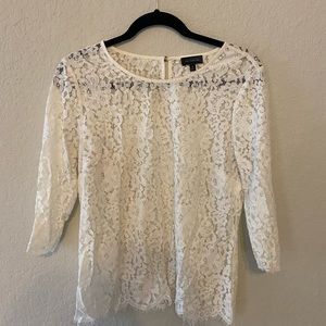 White lace, from the limited, size medium